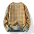 Men's Casual Plaid Knit Pullovers